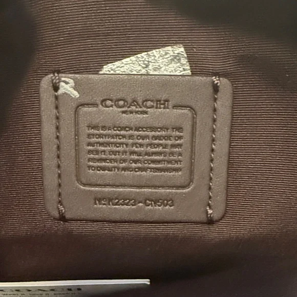 Coach Black Signature Belt Bag - Picture 6 of 6
